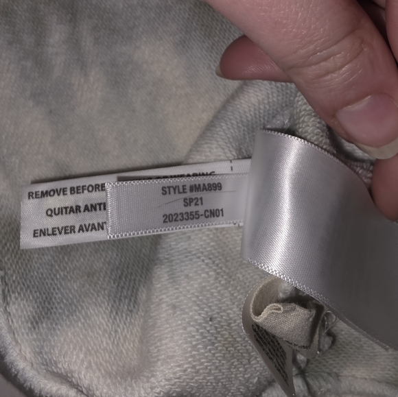 Madewell Tie Dye Swing Sweatshirt Size XS Gray/White - Picture 10 of 10